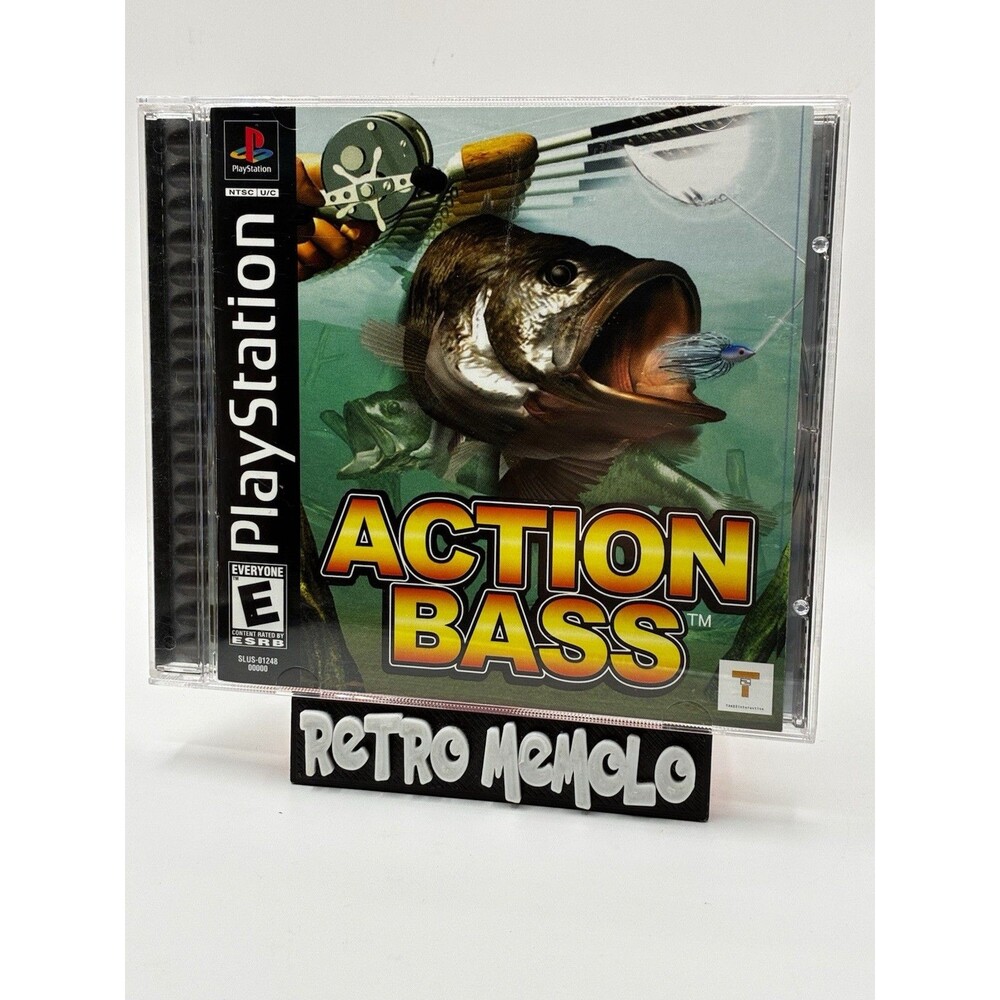 Action Bass (PlayStation 1 PS1) Complete With Manual Tested / Working